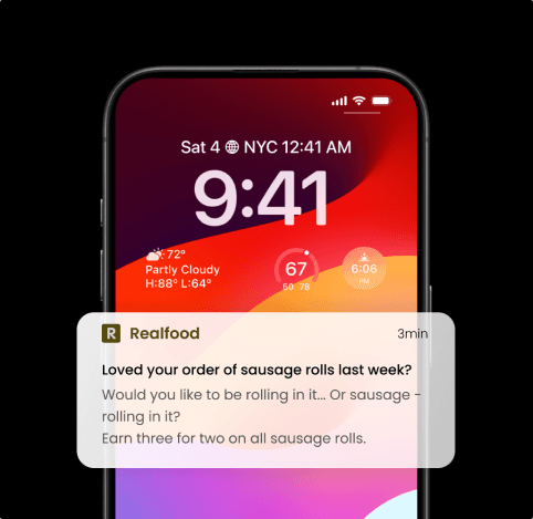 Engage users in the moment